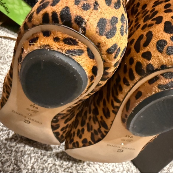 🐆 Corso Como Maude Leopard Haircalf Booties – Size 9M – Worn Once - Picture 2 of 9